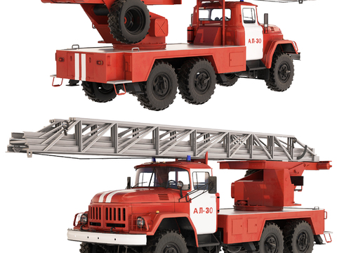 Fire truck rescue truck ladder