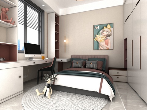 Modern kids Bedroom girls room free