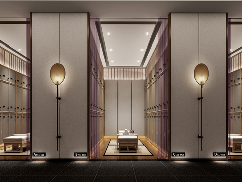 New Chinese Spa Club Dressing Room