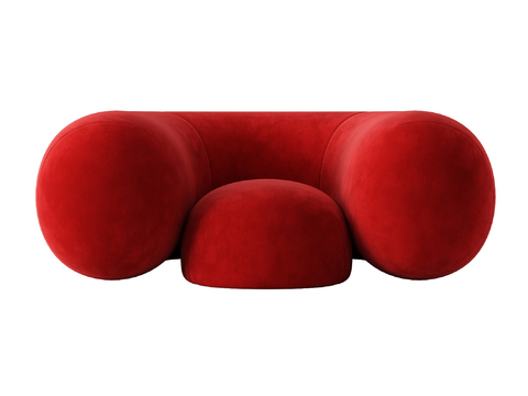 Modern Minimalist Fabric Art Leisure Sofa Free