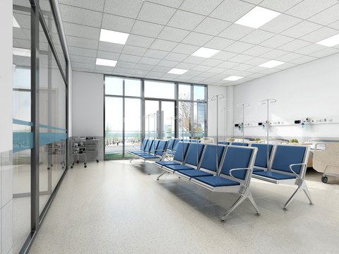 Modern Hospital Transfusion Room Observation Room