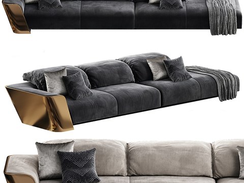 MISSANA gray multiplayer sofa