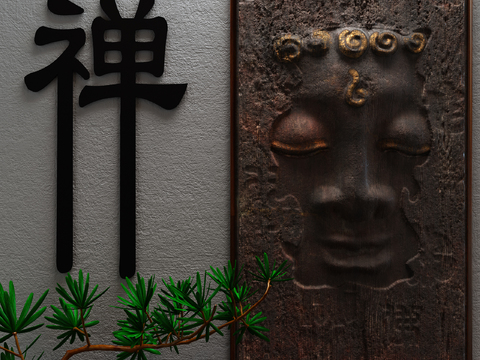 Chinese Zen relief