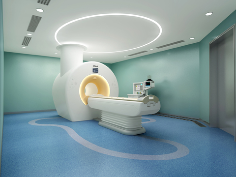 Modern MRI Medical Room