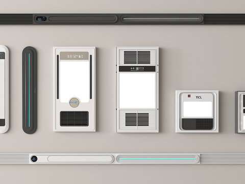 Integrated Yuba linear Yuba air heater exhaust fan