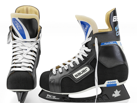 Black Leather Skates