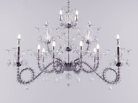 American Retro Creative Art Crystal Chandelier Free