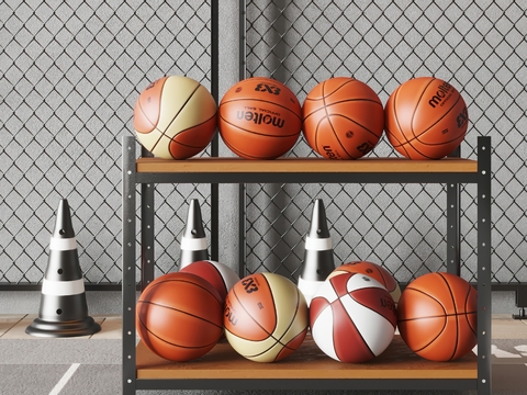 basketball ball rack