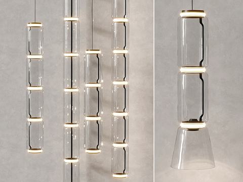 Flos modern glass chandelier