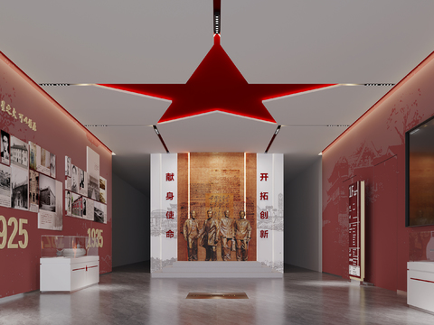 Modern Red Revolution Pavilion