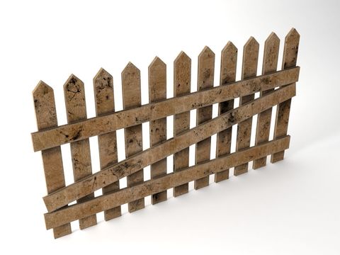 Modern fence guardrail free