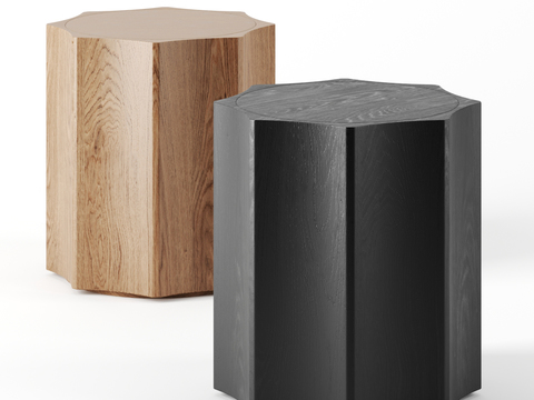 Nordic Solid Wood Stool