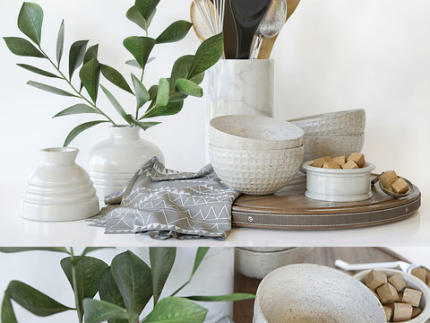 Modern ceramic tableware