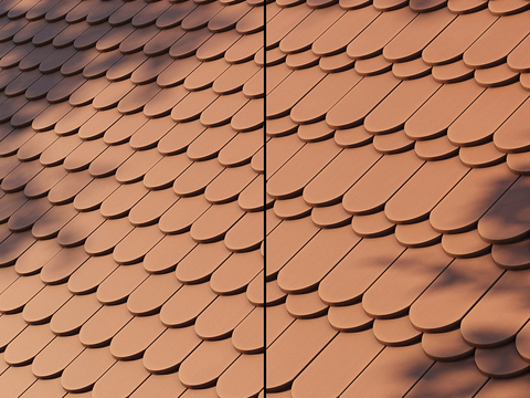 roof red brick red tile