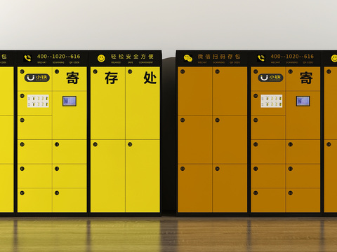 Modern self-storage cabinet