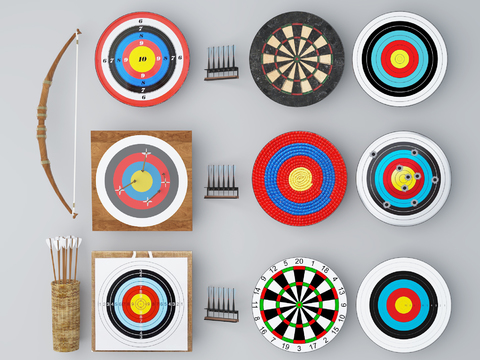 Dart Board Target Bullseye Longbow Archery