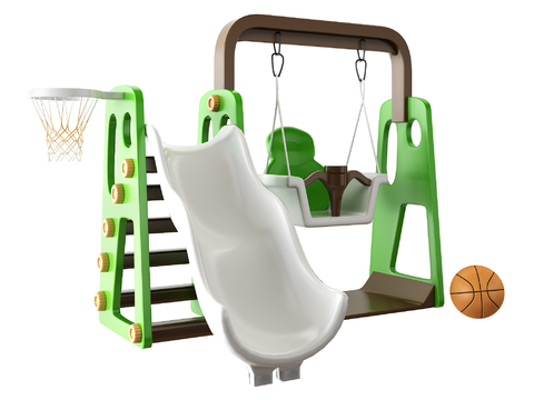 Modern children's swing slide