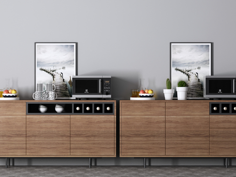 Modern Solid Wood Sideboard