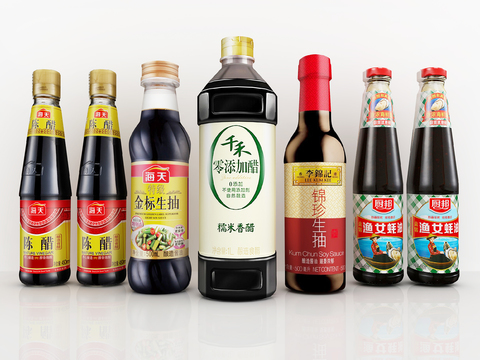 Seasoning kitchen supplies soy sauce sesame oil