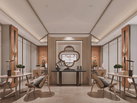 New Chinese Beauty Salon Lounge