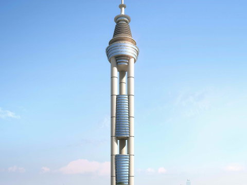 Modern TV Tower Architectural Appearance