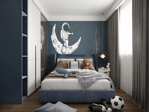 Modern kids Bedroom free