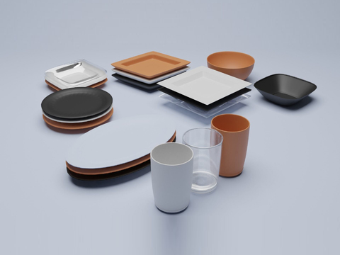 Nordic Minimalist Ceramic Tableware Free