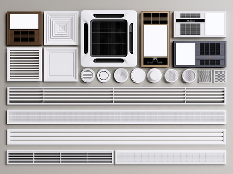 Modern air conditioner air outlet vent