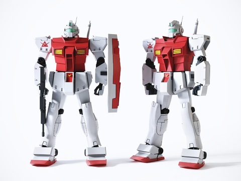 Hyundai Gundam Jim Hand Toy