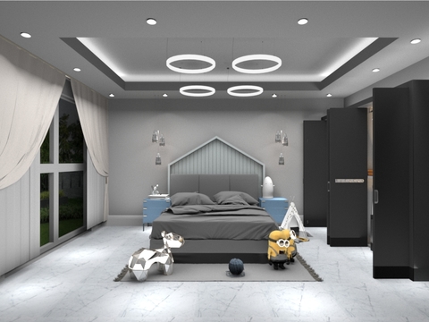 Modern bedroom kids Bedroom free