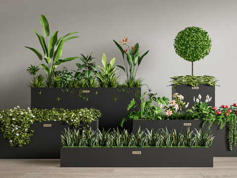 outdoor flower box flower bed