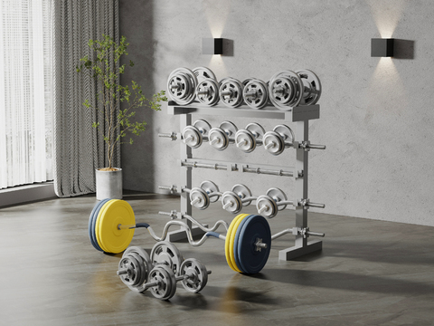 Modern Barbell Fitness Equipment