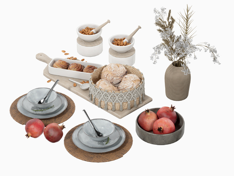 Modern Tableware Food Ornaments