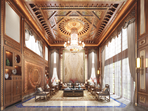 Chinese Villa Lobby