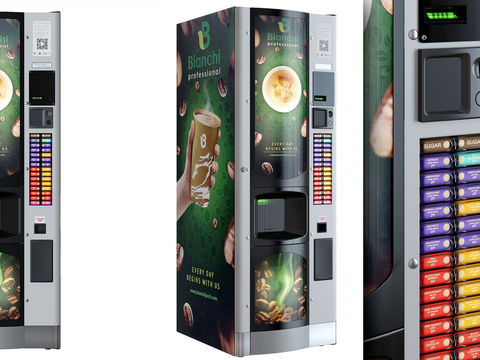 Coffee self-service vending machine