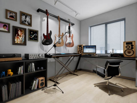 Modern Music Studio