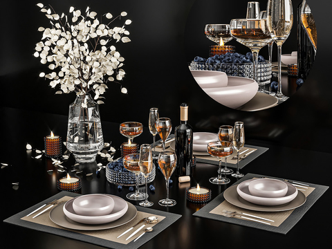 modern western tableware