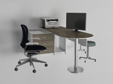 Modern office desks and chairs free of charge