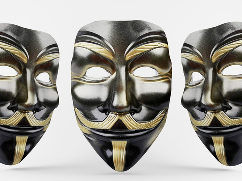 Modern Guy Fawkes Mask