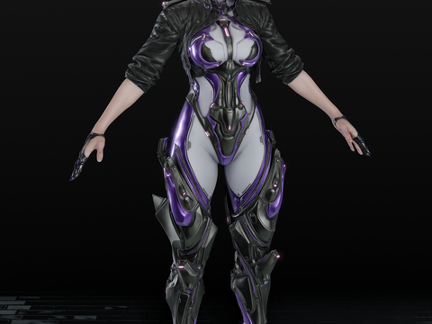 Game Machine A Warrior Sci-Fi Woman