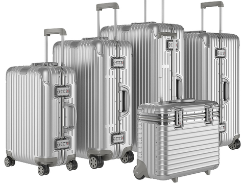 Modern trolley luggage case