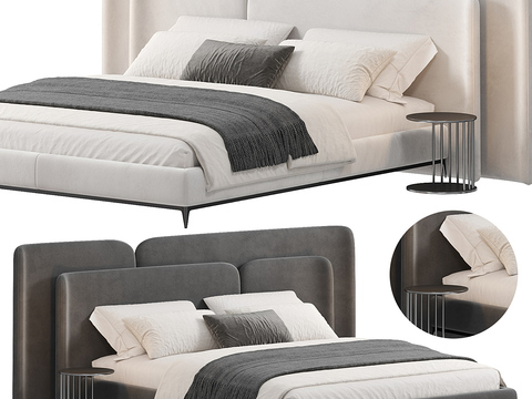 MISSANA modern double bed