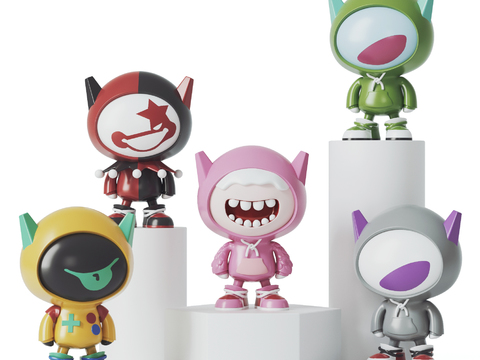 Modern cartoon toy ornaments