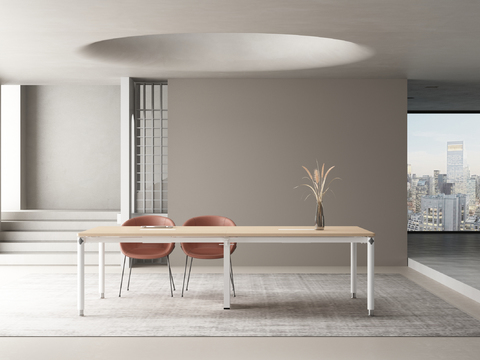 Modern Conference Table and Chair