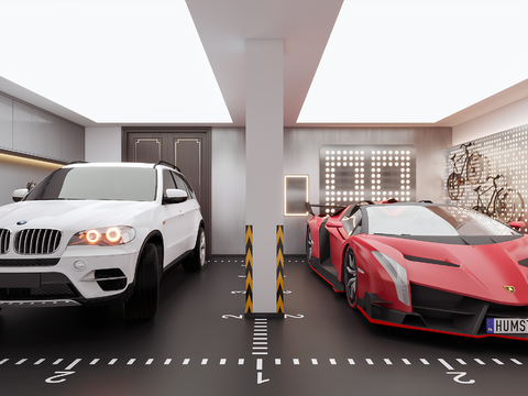 Modern Villa Garage