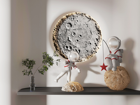 Moon wall lamp