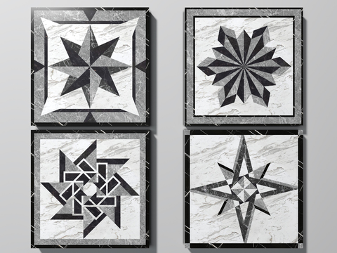 modern square mosaic tile