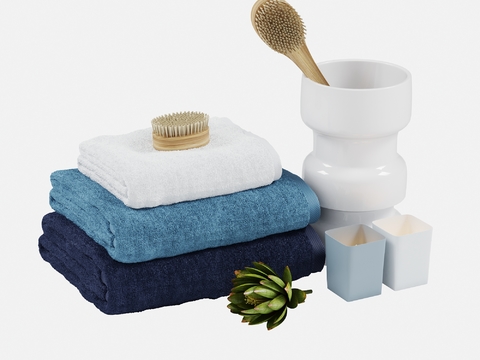 Modern Towel Brush Washing Supplies