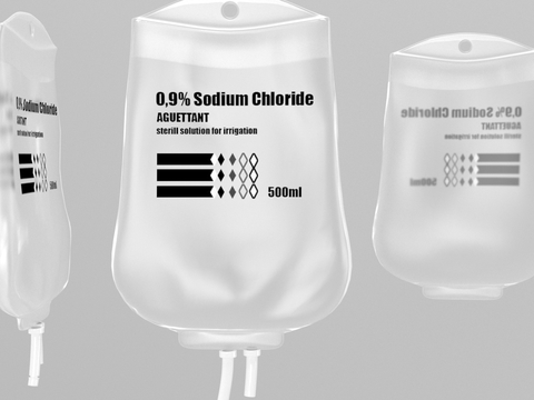 Modern intravenous infusion bag