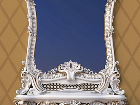 European Classical Affordable Luxury Style Mirror Free